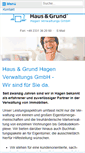 Mobile Screenshot of hug-hagen.de